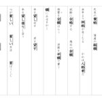 【東京書籍】５年漢字プリント　２学期②　